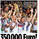 [빌트] 독일 대표팀 월드컵 우승 상금: 35만 유로 이미지