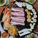 [충남 논산] 원동흑돼지, 생고기가 맛있는 고깃집 후기! (feat. 민물새우국, 다슬기국)