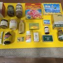 각종 로얄제리 제품과 화분,벌집차 제품들 이미지