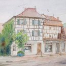 수채화 일러스트 이미지