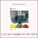 베이비플러스 | 소고기 감자 브로콜리 베이비무브 쿡마스터 플러스로 아기 후기 이유식
