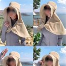 풀커버 숄 선햇 햇빛가리개 야외활동 이미지