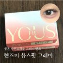 렌즈미 | 자연스러운 렌즈미 유스핏 그레이 내돈내산 솔직후기 쿨톤 착용사진