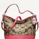 COACH 코치 19358 HAMPTONS WEEKEND SIGNATURE COLORBLOCK SHOULDER BAG (코치 19358 햄튼 위켄드 시그니처 컬러블럭 숄더백) 이미지