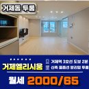 금비부동산공인중개사사무소 | 연제구 거제동 거제엘리시움 신축 풀옵션 분리형 투룸 월세/반려동물 가능합니다.