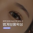 [범계역 속눈썹] 포인트로 가닥속눈썹 연출 가능한 ‘브룸왁싱‘ 연장 후기
