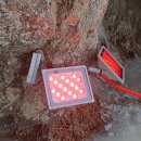용소빙벽장 동굴속 LED투광등 설치 이미지