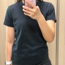 티(T) | 유니클로 기본 반팔티 크루넥T 블랙 M 내돈내산 1년 착용 후기