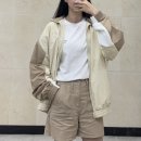 6110 | 나이키 HQ6110-234 오버사이즈 우븐 트랙 재킷 90사이즈 여자 착용 후기