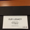 Our Legacy 러너 1 올블랙 뱀피 패턴 런닝화 이미지