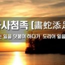 ❤화사첨족 (畵蛇添足)❤ 이미지