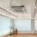 본오아파트-해안로방향 | 반투명커튼으로 완성한 미엘요가 필라테스 안산본오점 설치후기