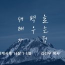 영성일기 2024.01.13. (토) 토요새벽을깨우는가정예배 (찬양)은혜(성경)계14:1-5 어린양이 어디로 인도하든지(김선우 목사님) 이미지