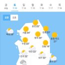 7월 13일 토요일 날씨정보 (입영 20일차) 이미지