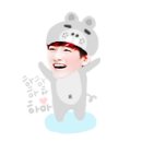 유자님 :: 엑소 버튼뱃지 팝업스토어ver. (백현, 디오) + 땡땡이됴 세트 후기
