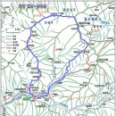 매바위마을-필봉-상투봉-사자봉-사자재-표충사-매바위마을(2008.09.28) 이미지