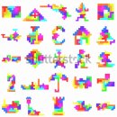 펜토미노 모양들 - SHUTTERSTOCK.COM 이미지