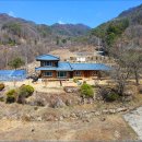 홍천군 두촌면 괘석리 용속계곡 한옥과 멋진 계곡 이미지
