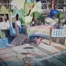 3월 5일 109동 앞 놀이터 구름다리 부딪치는 사고 사례 이미지