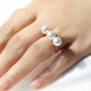 하이엔드 감성의 14K18K 튤립여성 아코야 해수 진주반지 후기