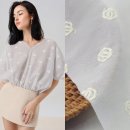 대폭 쉬폰원단 자수자가드 하이멀트 루미엘 천원단 이미지