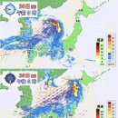 일본으로 날아간 장마전선 이미지