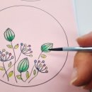 색연필 붓펜 그림 손글씨 이미지