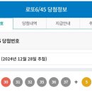 제 1152회차 로또 1등 당첨 번호 이미지