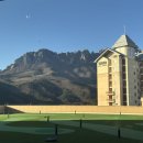 딸기당구장 | 고성 델피노 소노펠리체 카페 더엠브로시아 내돈내산 후기 오픈런 위치 베이커리 가격 지하로 가는방법