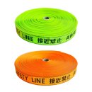 안전 웨빙띠 로프 생명줄 라인마킹바 접근금지바 38mm,50mm / 공사세이프 인테그랄 건설 공사 안전용품...