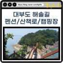 대부도 해솔길 산책로 코스 캠핑장 정보 주변 독채 바다 수영장 펜션 정보