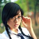 안경미인 이미지