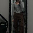 6067 | [소비일기] Siyazu 시야쥬 SIJN6067 기모 뉴와이드 카펜터 팬츠 후기