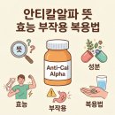 (유)사선환경 | 안티칼알파 뜻 성분 효능 부작용 복용법 총정리