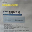 인천심리상담 심리검사 새로봄심리상담센터 CAT 주의력 검사 후기