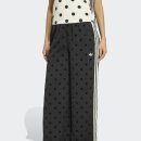 1169 | 새틴 폴카 닷 와이드 레그 팬츠 - 블랙 / KV1169 | 후디와 매치해도 다리 라인이 길어 보이는 트레이닝...