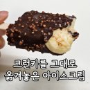 오늘도아이스크림 | 바삭바삭 크런키바 아이스크림 칼로리 보고 충격받은 내돈내산 후기