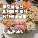 의정부역 근처 떡케익 티다른떡공방 내돈내산 후기 | 부모님 생일 케이크로 앙금플라워떡케이크 추천!