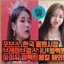 [해외반응] 포브스 한국 음원시장 브레이브걸스 IU 블랙핑크 로제 3파전! IU 퍼팩트올킬 해외반응! 이미지