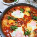 에그인헬 간단 레시피 샥슈카 만들기 토마토소스 요리 이미지