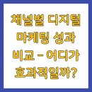 채널별 디지털 마케팅 성과 비교 – 어디가 효과적일까?