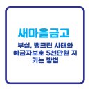 (주)도촌건설 | 새마을금고 부실 지점조회, 예금자보호 5천만원