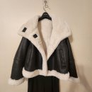 1561 | 베네통 무스탕 후기｜핏 예쁜 여성 겨울 무스탕 아우터