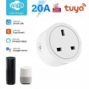 Wifi 스마트 플러그, 16a, 20a, Tuya, EU, UK 전원 모니터, 타이밍 스마트 소켓, 스마트 홈 콘센트, 알렉사 구글 이미지