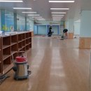 청대초등학교 학교도서관 환경개선, 방송장비, 체육관 LED조명등 교체 작업 중 이미지