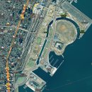 북항 랜드마크 부지에 야구장(돔구장)을, 사직 야구장 부지에는 축구전용구장을 이미지