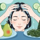 두피 열 식히는 생활습관과 음식 이미지