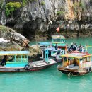 베트남 하롱베이 수상가옥과 사람들~ 이미지
