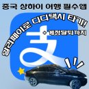 상하이 디디택시 이용 가이드｜실사용 후기 + 알리페이 계정 탈퇴