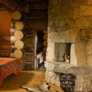 중후한 멋이 살아 있는 북미의 통나무주택 진수 이미지